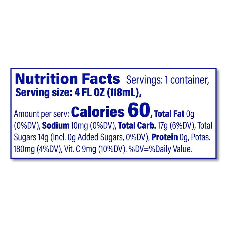 No-Thaw 100% Juice Cups, Orange, 4 oz Cups, 48/Carton