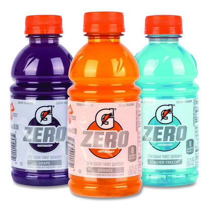 Zero Variety Pack, Assorted Flavors, 12 oz Bottle, 28/Carton