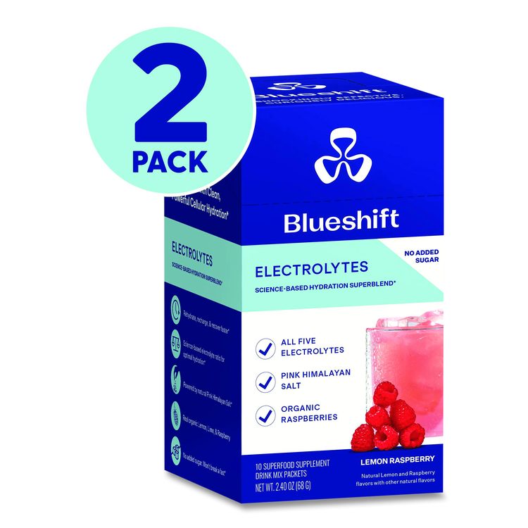 Electrolyte Lemon Raspberry Drink Mix, 0.24 oz Packets, 10/Pack, Yields 14 oz per Packet, 2 Packs/Carton
