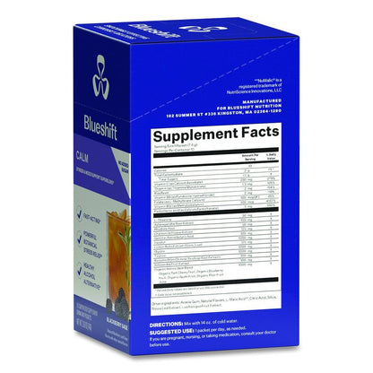 Calm Blackberry Sage Drink Mix, 0.23 oz Packets, 10/Pack, Yields 14 oz per Packet, 2 Packs/Carton