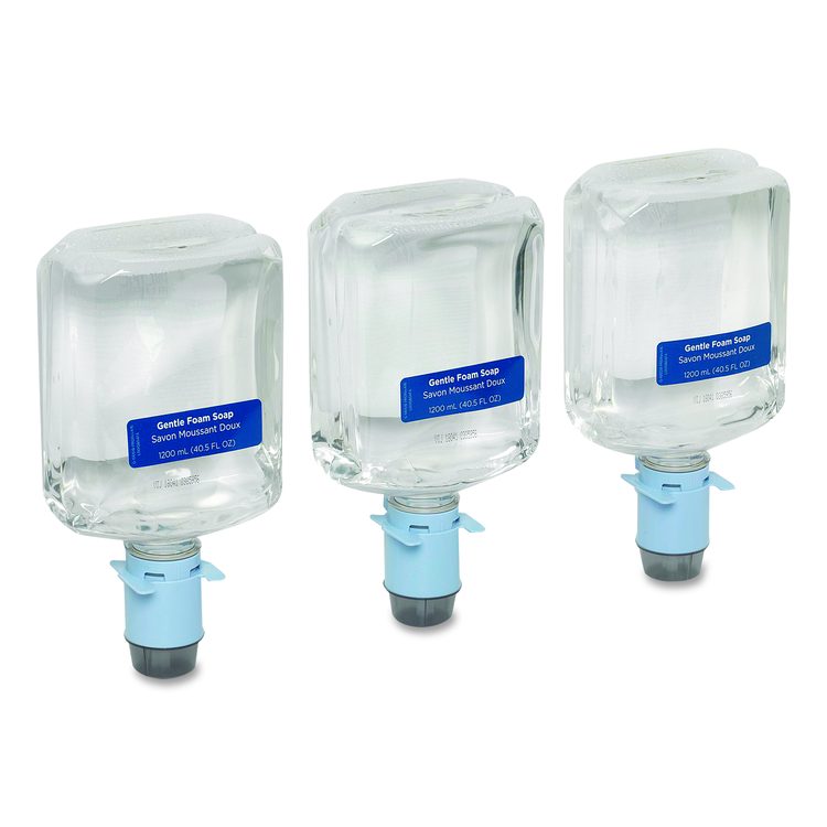 Pacific Blue Ultra Automated Foam Soap Refill, Fragrance-Free, 1,200 mL, 3/Carton