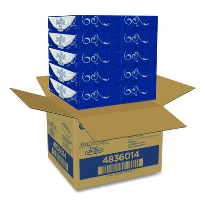 ps Ultra Facial Tissue, 2-Ply, White, 125 Sheets/Box, 10 Boxes/Carton