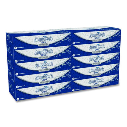 ps Ultra Facial Tissue, 2-Ply, White, 125 Sheets/Box, 10 Boxes/Carton