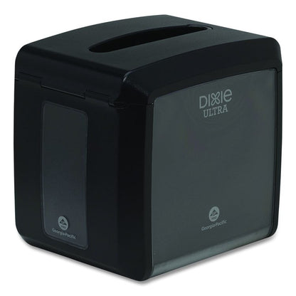 Tabletop Napkin Dispenser, 7.6 x 6.1 x 7.2, Black