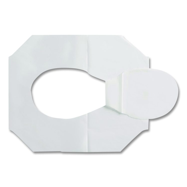 Safe-T-Gard Half-Fold Toilet Seat Covers, 14.5 x 17, White, 250/Pack, 20 Packs/Carton