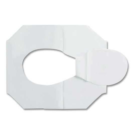 Safe-T-Gard Half-Fold Toilet Seat Covers, 14.5 x 17, White, 250/Pack, 20 Packs/Carton
