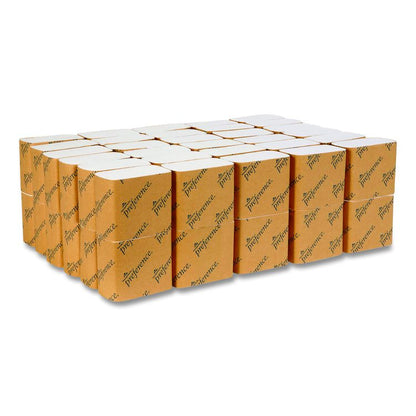 preference Singlefold Interfolded Bath Tissue, Septic Safe, 1-Ply, White, 400 Sheets/Pack, 60 Packs/Carton