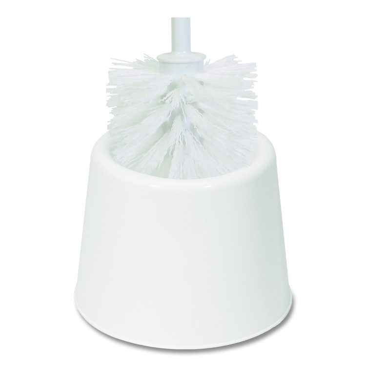 Caddy For Spiral Bowl Brush, White