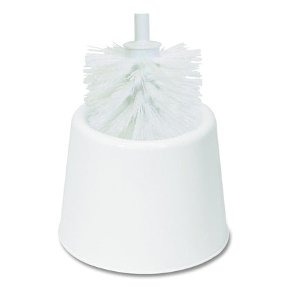 Caddy For Spiral Bowl Brush, White