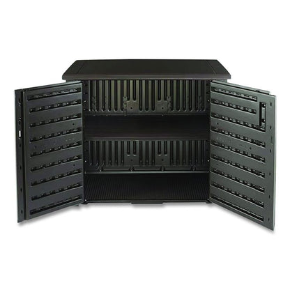 Bridgeport Storage Cabinet, 16.44 cu ft, 4 ft x 2 ft x 3 ft, Black Oak