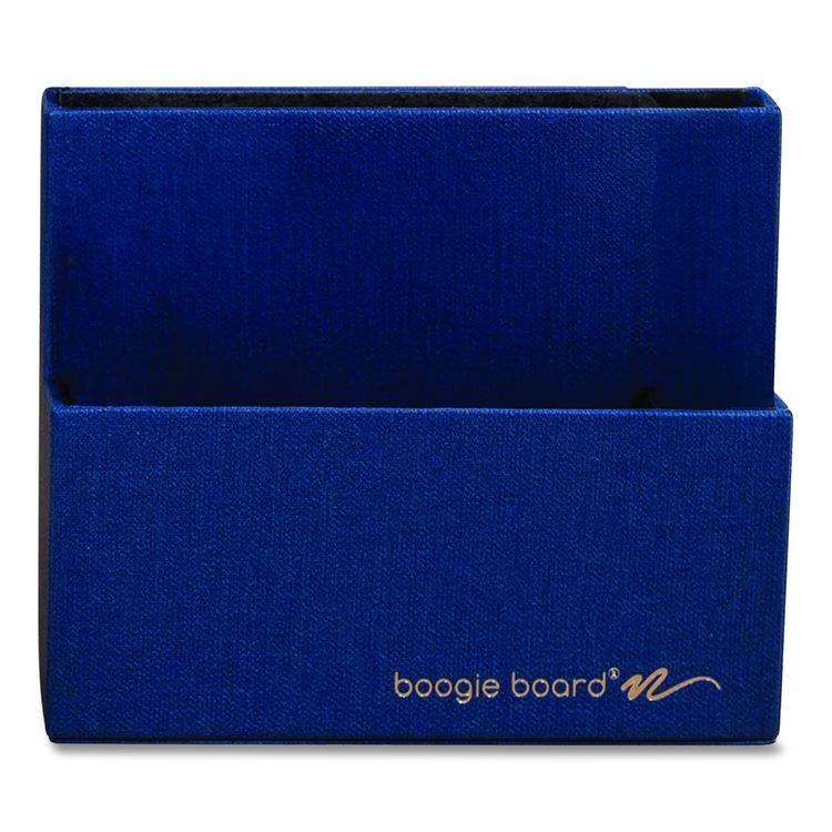 VersaNotes Desk Organizer, 3 Compartments, 4.7 x 0.4 x 2.05, Blue, Plastic