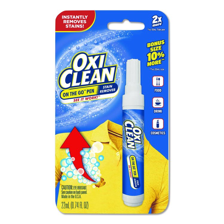 On-the-Go Pen Stain Remover, Unscented,  Bonus Size, 22 mL Pen