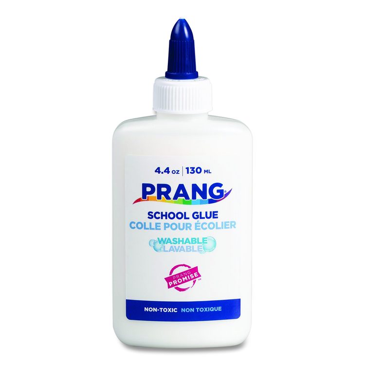Washable Liquid White School Glue, 4.4 oz, Dries Clear