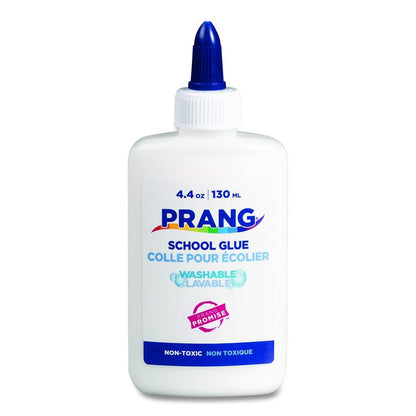 Washable Liquid White School Glue, 4.4 oz, Dries Clear