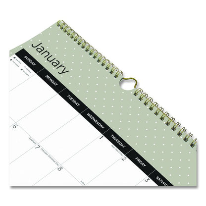 12-Month Wall Calendar, Minimalistic Artwork, 12 x 17, White/Multicolor Sheets, 12-Month (Jan to Dec): 2026