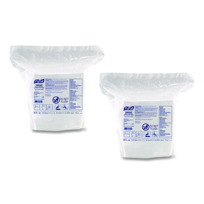 Surface Multi-Purpose Disinfecting Wipes, 1-Ply, 5 x 7, Fresh Citrus, White, 2/Carton