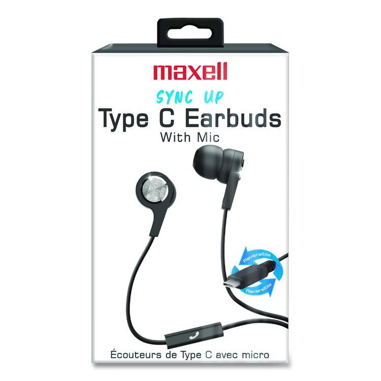 USB-C Earbuds, Black