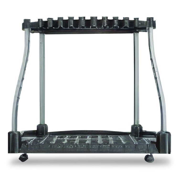 FastTrack Garage Tool Tower Rack, Plastic, Holds Up to 40 Tools, 38" x 20.5" x 34.4", Black