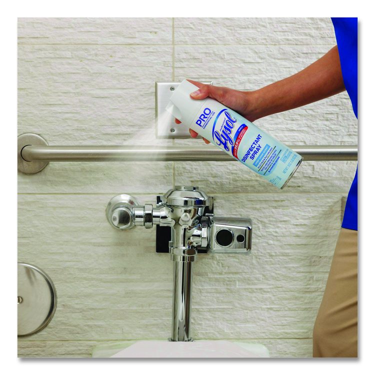 Disinfectant Spray, Crisp Linen Scent, 19 oz. Aerosol Spray, 12/Carton