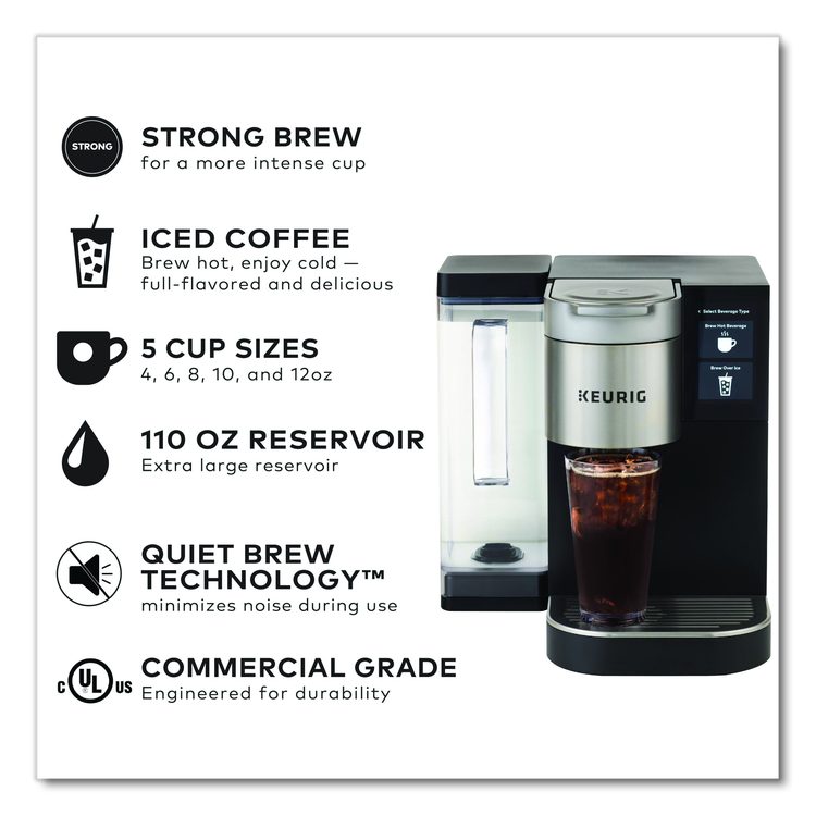 K2550 Brewing System with Reservoir, Black /Silver