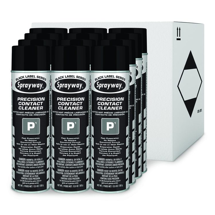 Precsion Contact Cleaner, 20 oz Aerosol Spray, 12/Carton