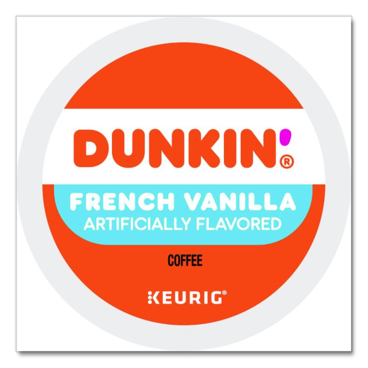French Vanilla Coffee K-Cups, French Vanilla, 22/Box, 4 Boxes/Carton