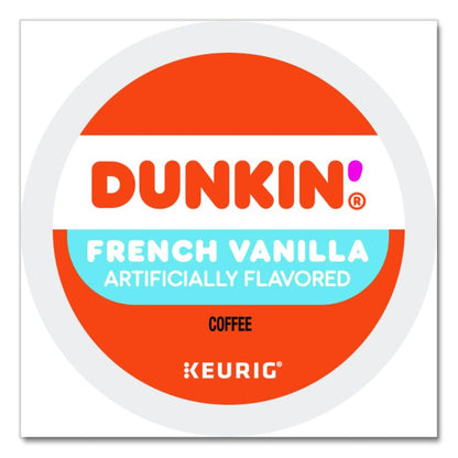 French Vanilla Coffee K-Cups, French Vanilla, 22/Box, 4 Boxes/Carton