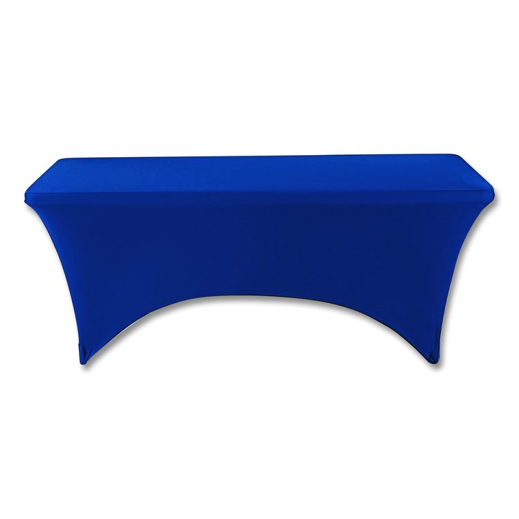 iGear Fabric Table Cover, Polyester/Spandex, 30 "x 72", Blue