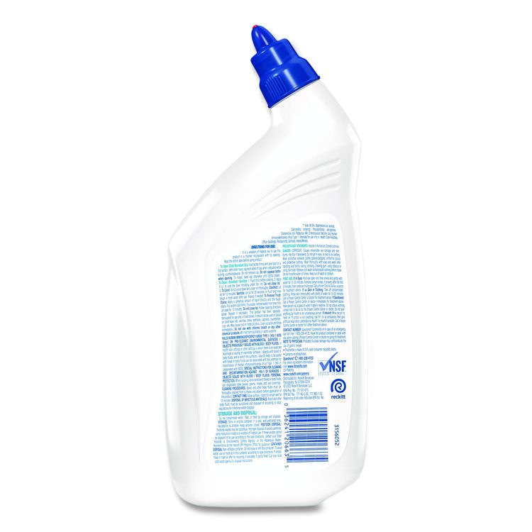 Disinfectant Toilet Bowl Cleaner, Wintergreen Scent, 32 oz Bottle, 12/Carton