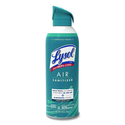 Air Sanitizer Spray, Simple Fresh Scent, 10oz Aerosol Spray