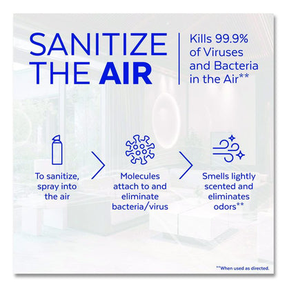 Air Sanitizer Spray, Light Breeze Scent, 10 oz Aerosol Spray