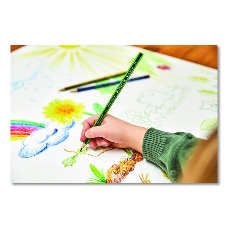 Colored Pencils, Assorted Lead and Barrel Colors, 12/Pack