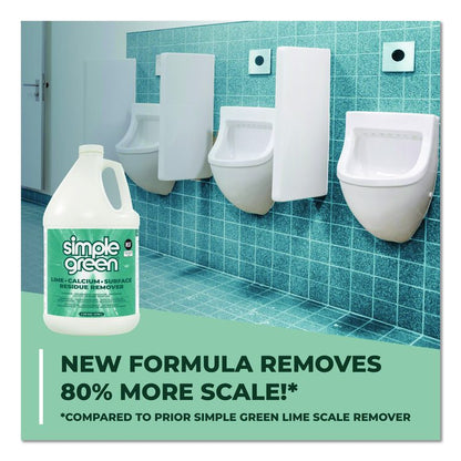 Lime Calcium Surface Residue Remover, 1 gal Bottle, 6/Carton