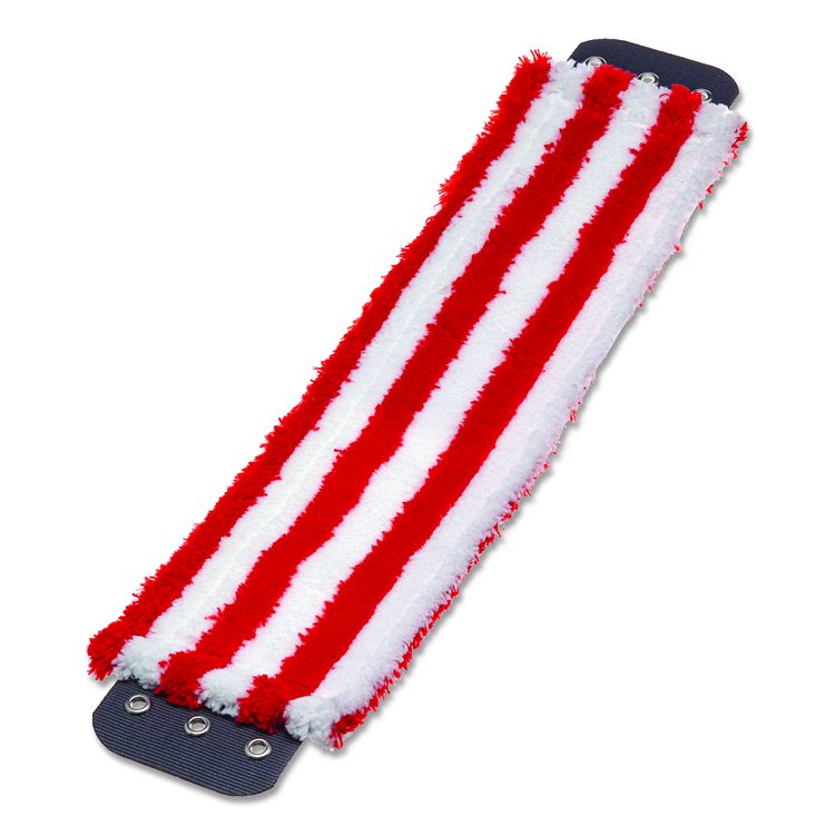 SmartColor MicroMop 7.0, 16", Red/White, 5/Carton