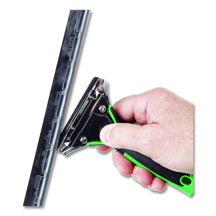 Stainless Steel "S" Channel with Soft Rubber, 14" Wide Blade