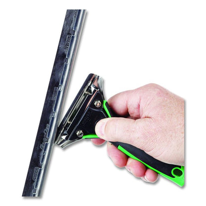 Stainless Steel "S" Channel with Soft Rubber, 10" Wide Blade