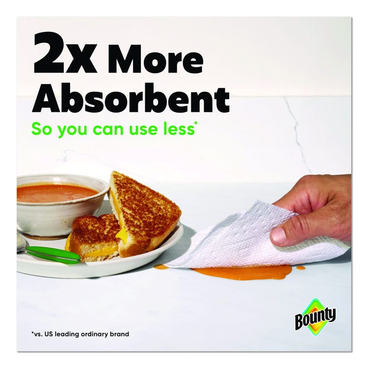 Select-a-Size Kitchen Roll Paper Towels, 2-Ply, 5.9 x 11, White, 123 Sheets/Triple Roll, 6 Rolls/Carton