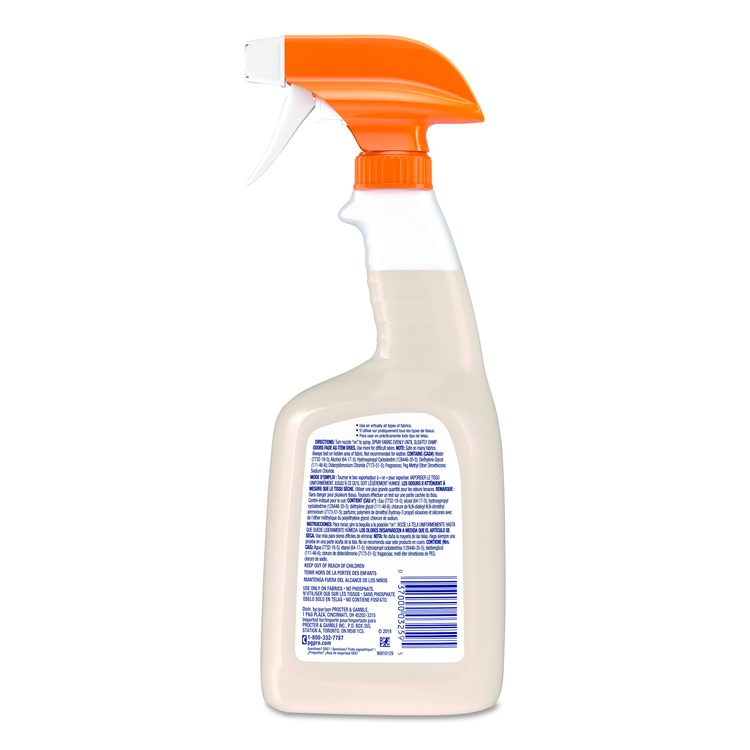 Fabric Refresher Spray, Fresh Clean Scent, (8) 32 oz Bottles and (2) Trigger Sprayers/Carton