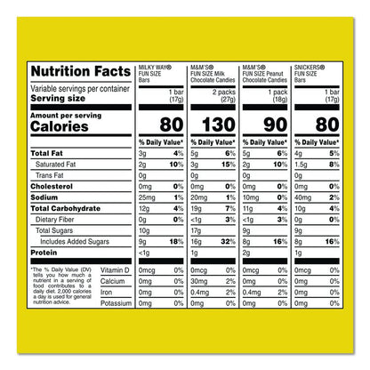 Chocolate Assortment, Assorted Fun and Snack Sizes, 3 Bags/Pack