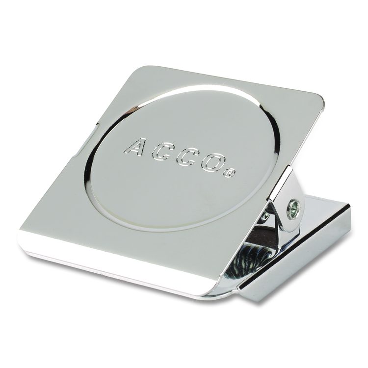 Magnetic Clip, 1.13" Jaw Capacity, Silver, 12/Pack
