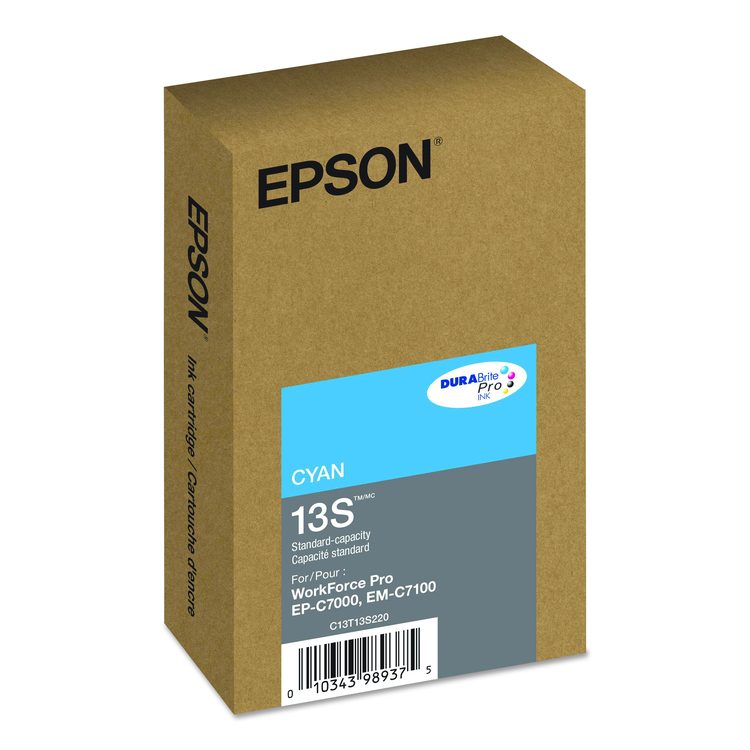 T13S220 (T13S) DURABrite Pro Ink, 1,700 Page-Yield, Cyan