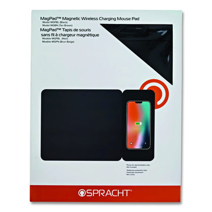 MagPad Charger and Mouse Pad, Black