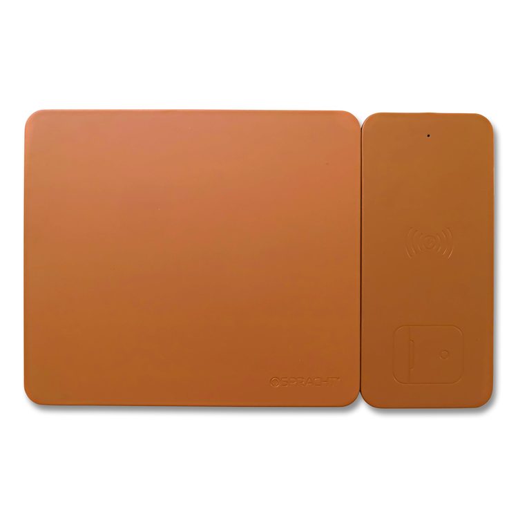 MagPad Charger and Mouse Pad, Brown