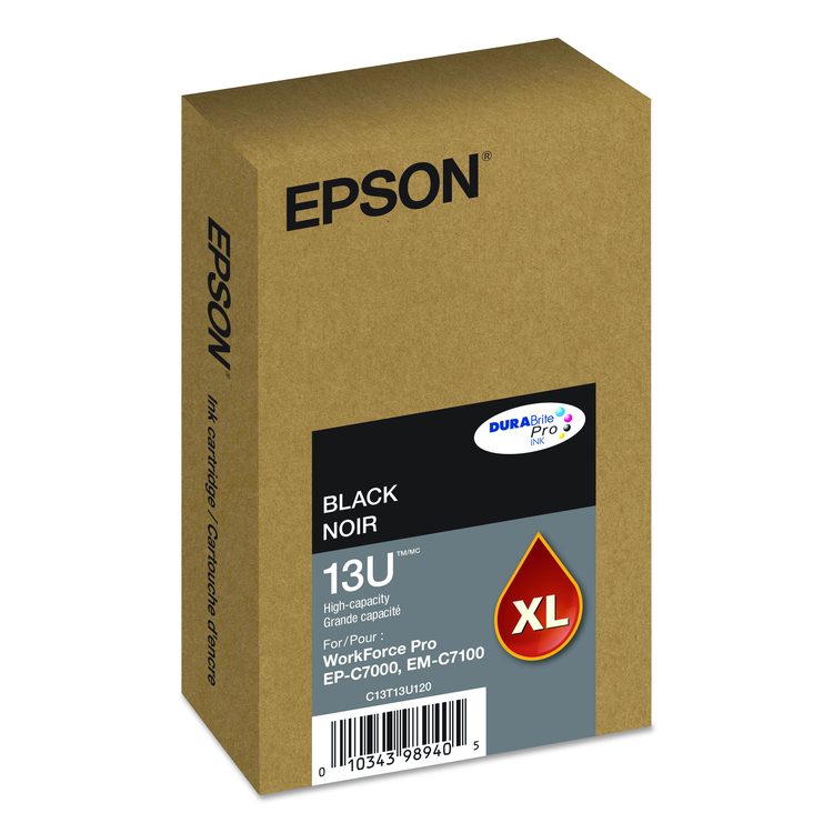 T13U120 (T13U) DURABrite Pro High-Yield Ink, 5,800 Page-Yield, Black