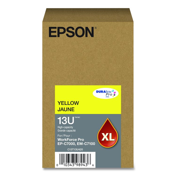 T13U420 (T13U) DURABrite Pro High-Yield Ink, 4,600 Page-Yield, Yellow