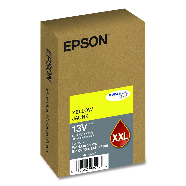 T13V420 (T13V) DURABrite Pro Extra High-Yield Ink, 8,000 Page-Yield, Yellow
