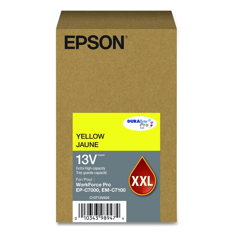 T13V420 (T13V) DURABrite Pro Extra High-Yield Ink, 8,000 Page-Yield, Yellow