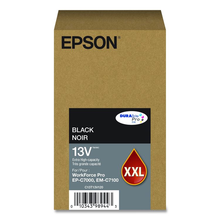 T13V120 (T13V) DURABrite Pro Extra High-Yield Ink, 11,500 Page-Yield, Black