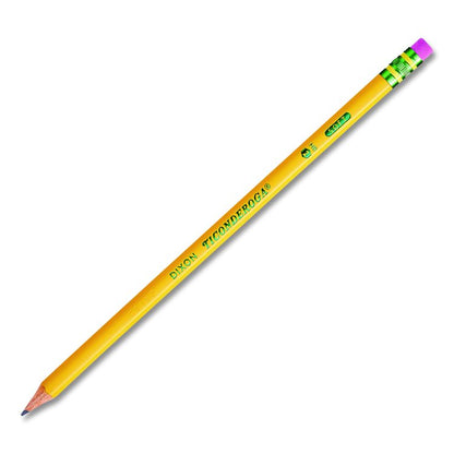 Pre-Sharpened Pencil, HB (#2), Black Lead, Yellow Barrel, 18/Pack