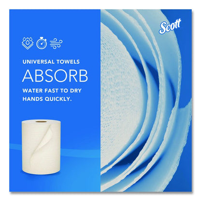 Essential 100% Recycled Fiber Hard Roll Towel, 1-Ply, 8" x 800 ft, 1.5" Core, Brown, 6 Rolls/Carton